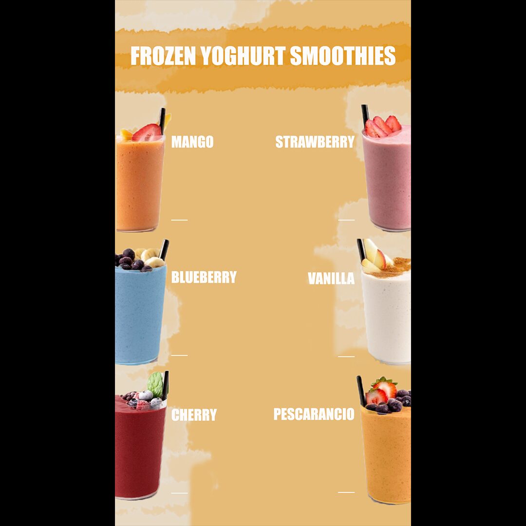Frozen Yoghurt Smoothies